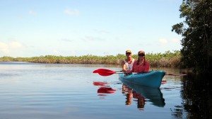 Kayak in Sian Ka'an Kayak in Tulum