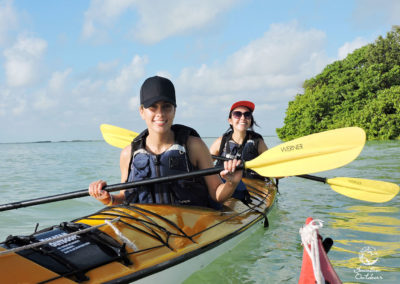 Kayak in Sian Ka'an Kayak in Tulum