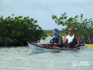 Kayak in Sian Ka'an Kayak in Tulum Wetlands Sea Kayak & Snorkel Trip Detach