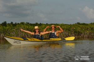 Kayak in Sian Ka'an Kayak in Tulum Wetlands Sea Kayak & Snorkel Trip Detach