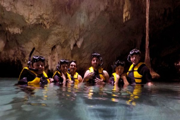Snorkeling in the Caribbean. Cenotes & Mesoamerican Coral Reef