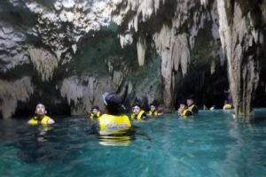 Snorkeling in the Caribbean. Cenotes & Mesoamerican Coral Reef